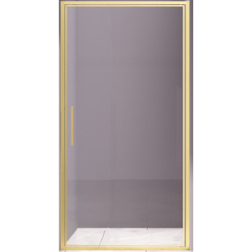 Душевая дверь Vincea Slim VDP-4SL100CLG 100 брашированное золото/прозрачное