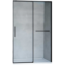 Душевая дверь Vincea Slim Soft VDS-1SS150CLB 150 черный/прозрачное