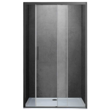 Душевая дверь Vincea Soft VDS-3SO110CLGM 110 вороненая сталь/прозрачное
