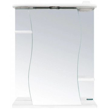 Зеркальный шкаф Sanita Лира LRSAMR65018W1 белый
