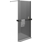 Душевая перегородка Vincea Walk-In HR VSW-4HR800CGB 80 черный/тонированное