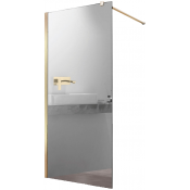 Душевая перегородка Vincea Walk-In VSW-1H900MRG 90 матовый золотой/зеркальное