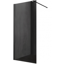 Душевая перегородка Vincea Walk-In VSW-1H110CGB 110 черный/тонированное