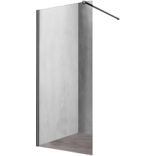 Душевая перегородка Vincea Walk-In VSW-1H600CLGM 60 вороненая сталь/прозрачное