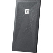 Душевой поддон Vincea VST-4SR8011A 110x80 антрацит