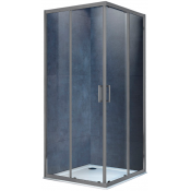 Душевой уголок Vincea Alpha VSS-3AL900CLGM 90x90 вороненая сталь/прозрачное