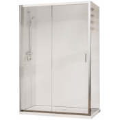 Душевой уголок Vincea City VSR-5CT9011CL 110x90 хром/прозрачное