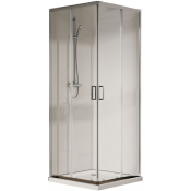 Душевой уголок Vincea City VSS-5CT800CL 80x80 хром/прозрачное