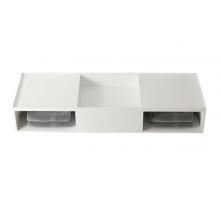 Раковина Vincea VWB-6S212MW 120х40 белый матовый
