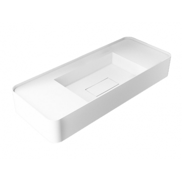 Раковина Vincea VWB-6S380MW 100х40 белый матовый