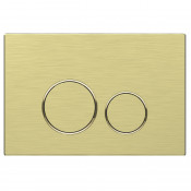 Кнопка смыва Vincea VFP-005BG брашированное золото