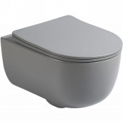Унитаз подвесной Vincea Evo VT1-34SMG с сиденьем soft-close серый матовый