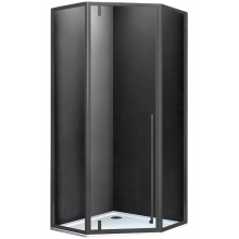 Душевой уголок Vincea Penta VSP-3P100CLGM 100x100 вороненая сталь/прозрачное
