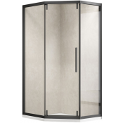 Душевой уголок Vincea Show VSP1-4SH100CLB 100x100 черный/прозрачное
