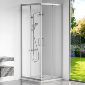 Душевой уголок GoodDoor Cube CR-90-C-CH 90х90 хром КУ00005