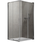 Душевой уголок Vincea Slim VSS-6SL8010CL 100x80 хром/прозрачное