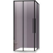 Душевой уголок Vincea Slim-N VSS-4SN9010CLB 100x90 черный/прозрачное
