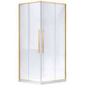 Душевой уголок Vincea Slim-N VSS-4SN8010CLG 100x80 брашированное золото/прозрачное