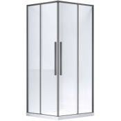 Душевой уголок Vincea Slim-N VSS-4SN900CLGM 90x90 вороненая сталь/прозрачное