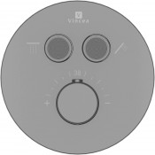 Смеситель для душа Vincea VSCV-322T-MGM с термостатом вороненая сталь