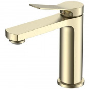 Смеситель для раковины Vincea Arco VBF-4AR01BG брашированное золото