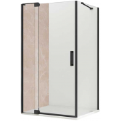 Душевой уголок Vincea Extra VSR-1E101110CLB 100/110x100 черный/прозрачное