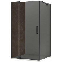Душевой уголок Vincea Extra VSR-1E101180CGB 100/110x80 черный/тонированное