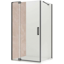 Душевой уголок Vincea Extra VSR-1E101190CLGM 100/110x90 вороненая сталь/прозрачное