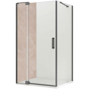 Душевой уголок Vincea Extra VSR-1E111290CLGM 110/120x90 вороненая сталь/прозрачное