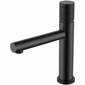 Смеситель для раковины Vincea Groove VBF-4G1MB черный матовый