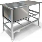 Ванна моечная Техно-ТТ ВМ-31/330 80x43 серый