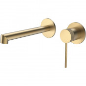 Смеситель для раковины Vincea Rim VBFW-2RM1BG брашированное золото