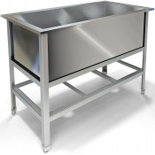 Ванна моечная Техно-ТТ ВМ-13/1240 134x70 серый