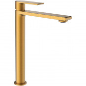 Смеситель для раковины Vincea Vogue VBF-1V2BG брашированное золото