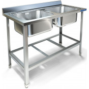 Ванна моечная Техно-ТТ ВМ-21/557 120x70 серый