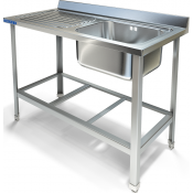 Ванна моечная Техно-ТТ ВМ-31/456Пр 120x60 серый