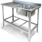 Ванна моечная Техно-ТТ ВМ-39/456Пр 120x60 серый