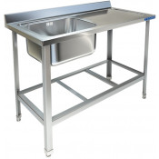 Ванна моечная Техно-ТТ ВМ-38/456Лев ПЛ 120x60 серый