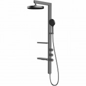 Душевая система Vincea Inspire VSFS-3I11GM вороненая сталь