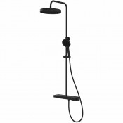 Душевая система Vincea Inspire VSFS-3I12TMB с термостатом черный матовый