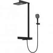 Душевая система Vincea Inspire VSFS-3I13TMB с термостатом черный матовый