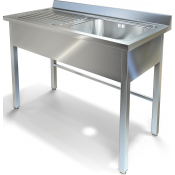 Ванна моечная Техно-ТТ ВМ-33/657Пр 140x70 серый