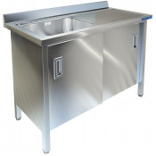 Ванна моечная Техно-ТТ ВМ-35/456Лев ПЛ 120x60 серый