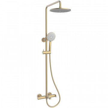 Душевая система Vincea Rondo VSFS-1R1BG брашированное золото