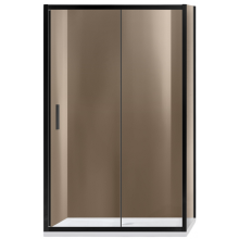 Душевой уголок Vincea Garda VSR-1G1013CLB 130x100  черный/прозрачное