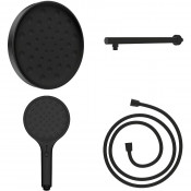 Комплект верхнего и ручного душа Vincea Inspire VSHH-3I2AHMB черный матовый