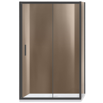 Душевой уголок Vincea Garda VSR-1G8011CLGM 110x80 вороненая сталь/прозрачное