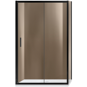 Душевой уголок Vincea Garda VSR-1G8015CLB 150x80 черный матовый/прозрачное