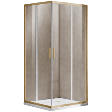 Душевой уголок Vincea Garda VSS-1G9012CLG 120x90 брашированное золото/прозрачное