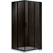 Душевой уголок Vincea Garda VSS-1G8010CGB 110x80 черный матовый/тонированное